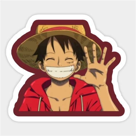 Luffy One Piece - Luffy - Sticker | TeePublic