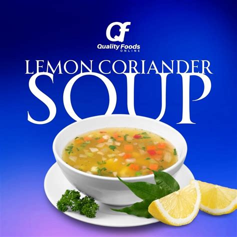 Lemon Coriander Soup Recipe