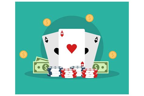 Flat design of Gambling, casino, playing card (845953) | Illustrations | Design Bundles