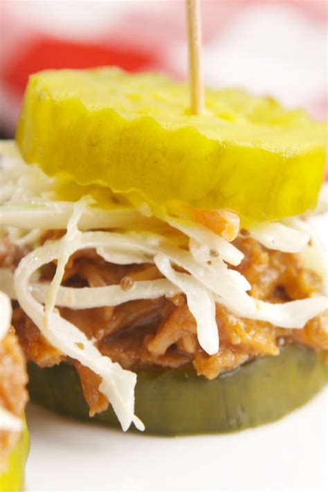 Best Pulled Pork Pickle Sliders Recipe - How to Make Pulled Pork Pickle Sliders