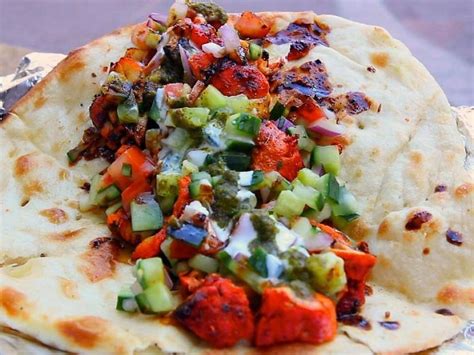 Tandoori Chicken Naan Kebab Recipe | Cooking Channel