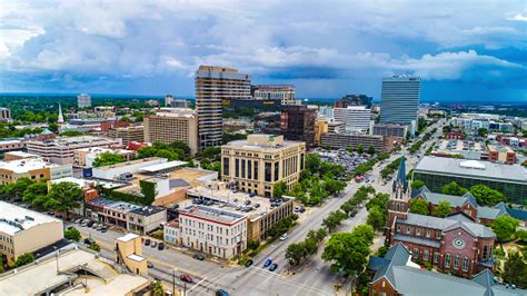 Downtown Columbia South Carolina Sc Skyline Aerial Stock Photo ...