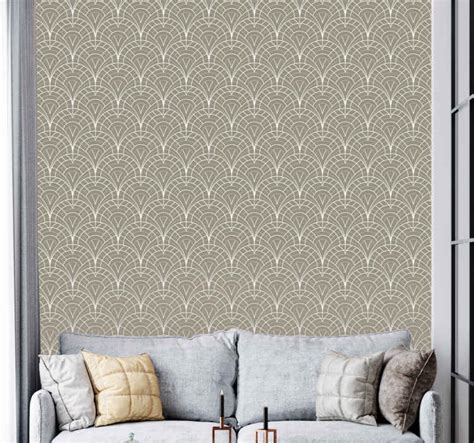 "New nostalgia" elegant pattern Living Room Wallpaper - TenStickers