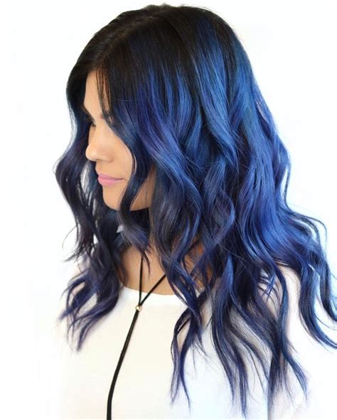 60 Best Long Hairstyles in 2017 | Indigo hair, Indigo hair color, Funky hair colors