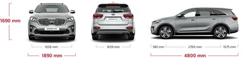 Kia Sorento Cargo Dimensions