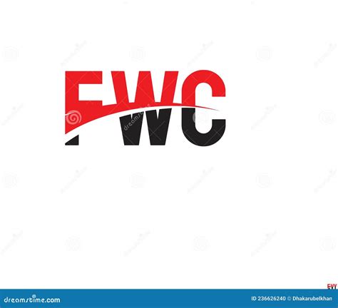 FWC Letter Initial Logo Design Vector Illustration Stock Vector ...