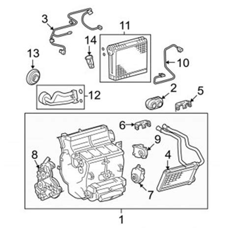 Toyota Tundra Interior Parts Diagram