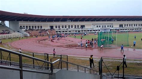 Relay in Gachibowli stadium - YouTube