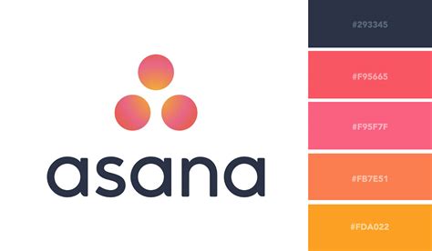 logo color schemes – asana palette | Visual Learning Center by Visme