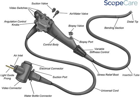 Flexible Endoscope Repair Fiberscope Videoscope Colonoscope Cystoscope