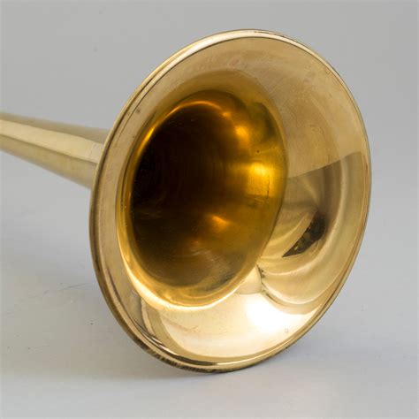 A Brass musical instrument trumpet. - Bukowskis