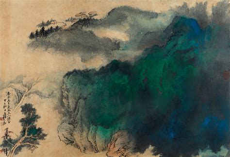 Zhang Daqian: Splashed-color Landscape (1977) | China Online Museum