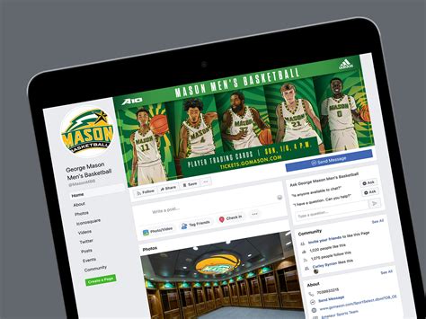 George Mason University basketball team on Behance