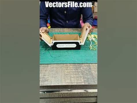 How to make Laser Cut Gift Box Birthday Box Wedding Gift Box Best Wishes Box Jewelry Box - YouTube