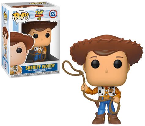 Funko Disney Pixar Toy Story 4 POP Disney Sheriff Woody Vinyl Figure ...