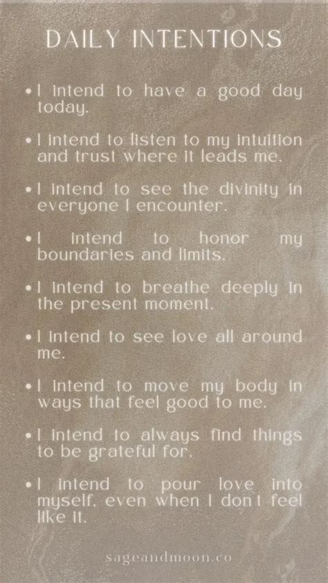 Set intention manifest – Artofit