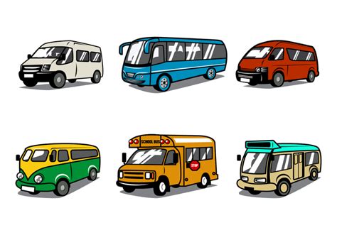 Free Minibus Vector - Download Free Vector Art, Stock Graphics & Images