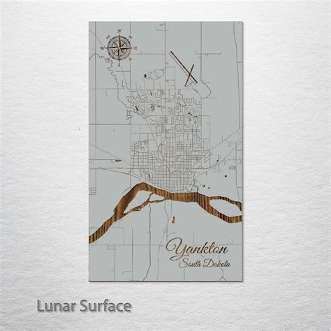 Yankton, South Dakota Street Map – Fire & Pine