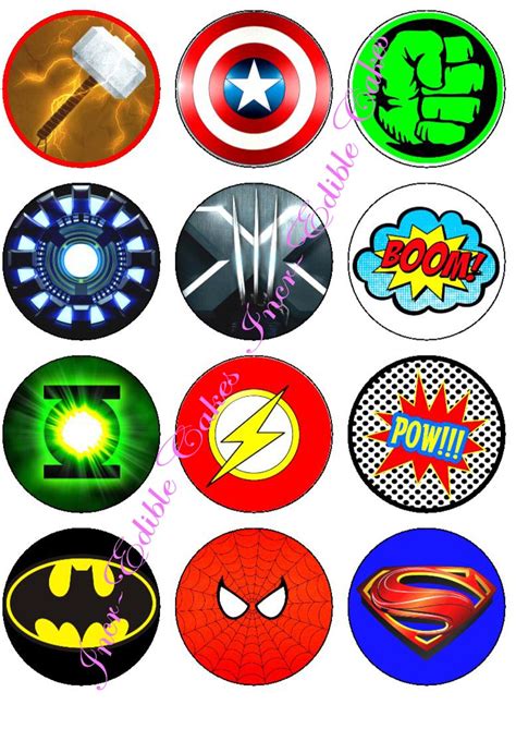 Printable Superhero Logos - Printable Templates