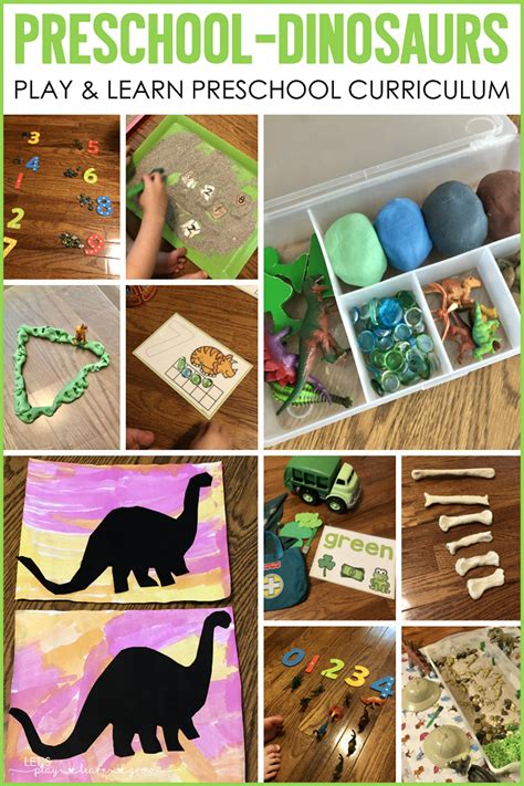 Dinosaur Preschool Activities | Lets Play.Learn.Grow