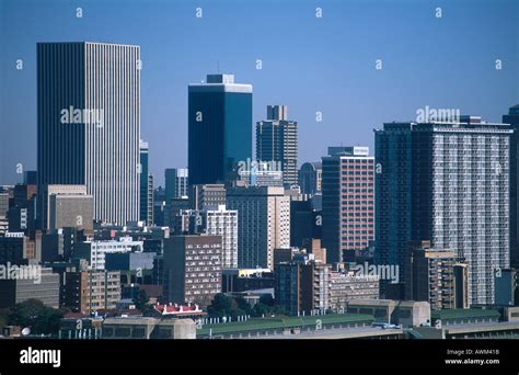 Skyscrapers in city, Johannesburg, Gauteng Province, South Africa Stock ...