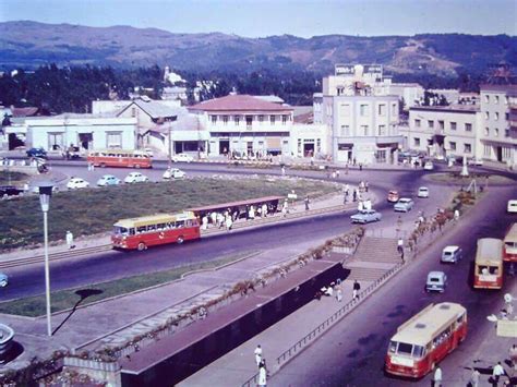 Piassa Addis Ababa, #Ethiopia Circa. #1952 . Rare photo of Addis Ababa ...