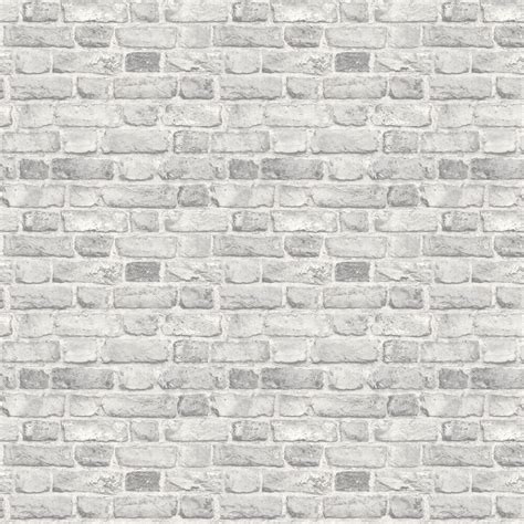 Vintage Brick by Albany - Grey - Wallpaper : Wallpaper Direct