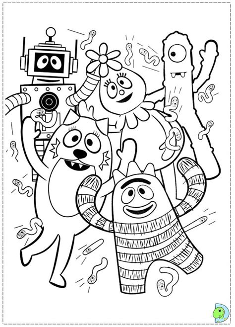 Green Yo Gabba Gabba Coloring Pages | Images and Photos finder