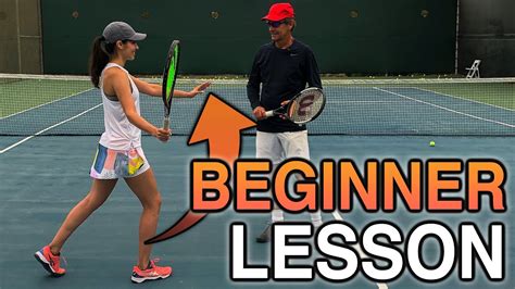 Beginner Tennis Lesson: Forehand Progressions - YouTube