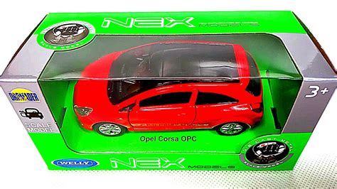 Welly cars unboxing - OPEL CORSA OPC | welly 1/43 | welly diecast cars ...