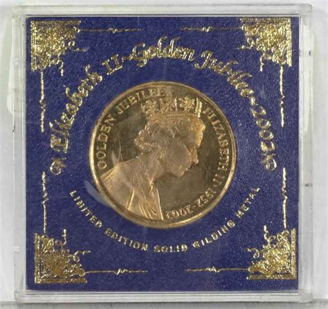 LIMITED EDITION ELIZABETH II GOLD JUBILEE COIN