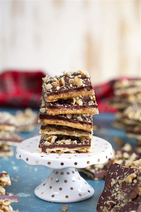 Insanely Easy Saltine Cracker Toffee Recipe - The Suburban Soapbox