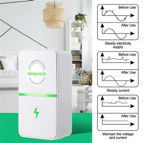 Kanayu 8 Pcs Power Saver Energy Saver Household Electricity Saving Box ...