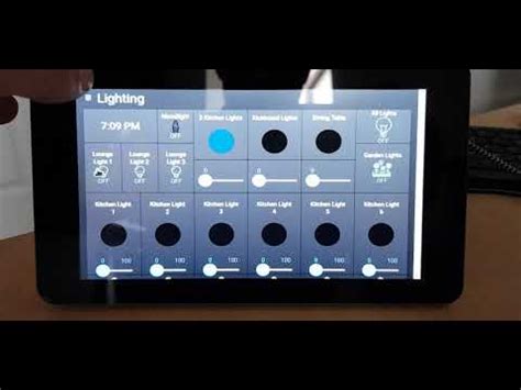 My Raspberry Pi 4 home automation dashboard with touchscreen - YouTube