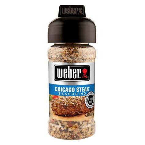 Weber 2.5 oz. Chicago Steak Seasoning-2011149 - The Home Depot