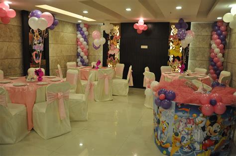 birthday party decoration at banquet hall at hotel metro view Delhi ...