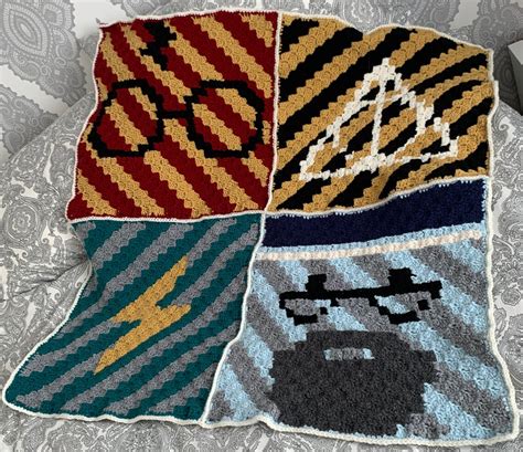 Harry Potter Inspired Crochet Baby Blanket PATTERN PDF | Etsy