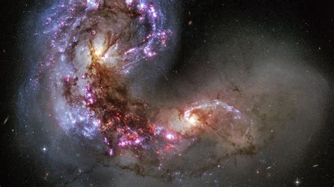 HST Image of the Antennae Galaxies wallpaper - backiee