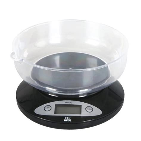 Electronic Digital Food Parcel scale with LCD display backlight bowl Kitchen Scale 5000g / 1g ...