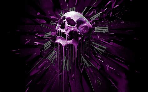 Abstract skull purple 1080P, 2K, 4K, 5K HD wallpapers free download ...