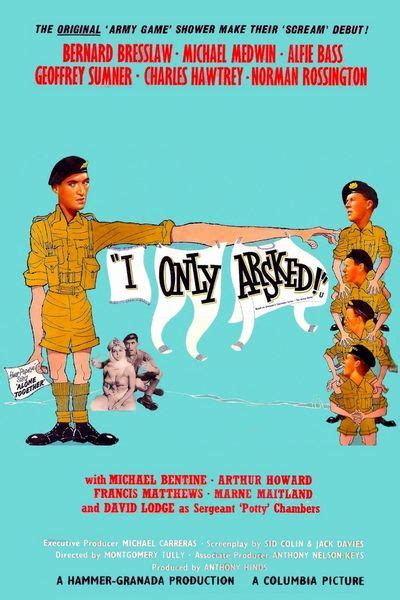 I Only Arsked! (1958) Montgomery Tully, Bernard Bresslaw, Michael ...