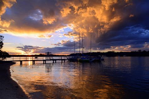 Noosa River Sunset | A beautiful sunset on the Noosa River a… | Flickr