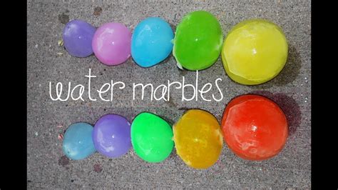 How to make GIANT WATER MARBLES ! - YouTube