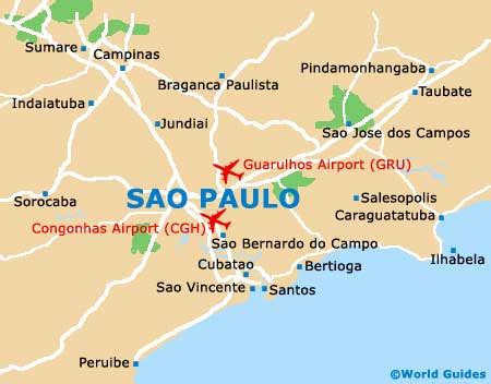 Map of Congonhas Sao Paulo Airport (CGH): Orientation and Maps for CGH ...