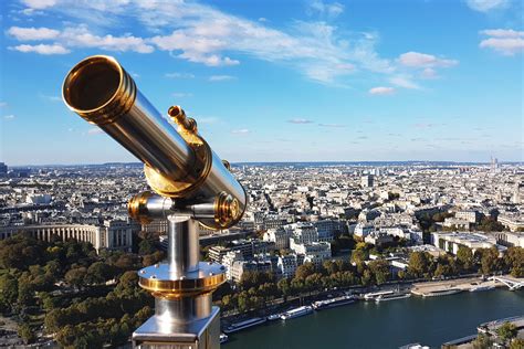 Paris Telescope Royalty-Free Stock Photo