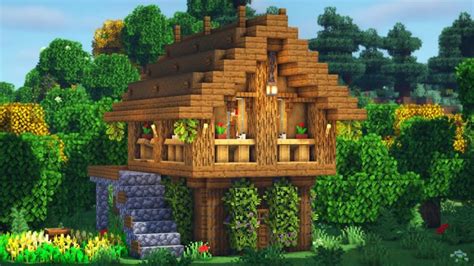 20+ Cool Minecraft Spruce Wood House Ideas+ & Tutorial - TBM | TheBestMods