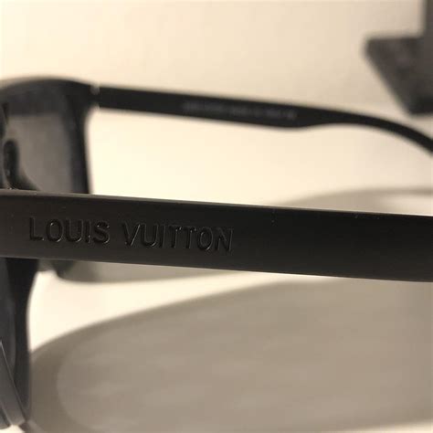 Louis Vuitton Men's Black Sunglasses | Depop