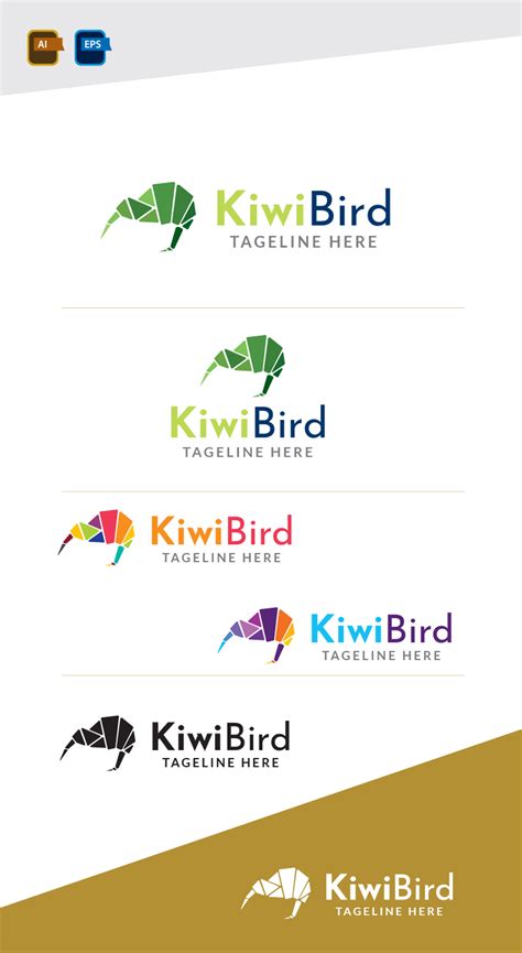 Kiwi Bird Logo Design Template #217543 - TemplateMonster