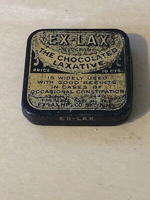 EX-LAX Chocolate Laxative Ex Lax Mfg Brooklyn NY | eBay