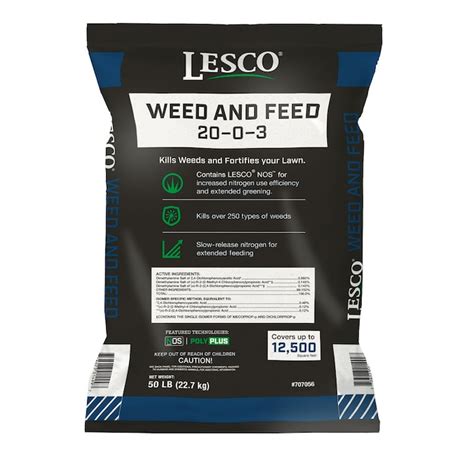 Lesco LESCO Weed and Feed Fertilizer for the North and Central 20-0-3 ...